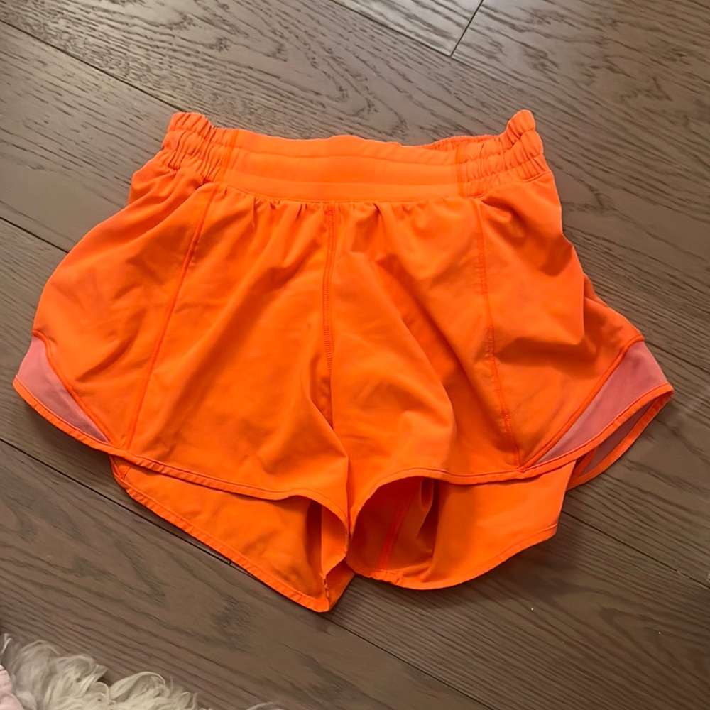 Lululemon tall hotty hot shorts in a size 4